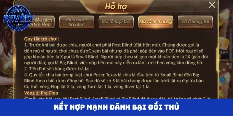 Kết hợp mạnh đánh bại đối thủ